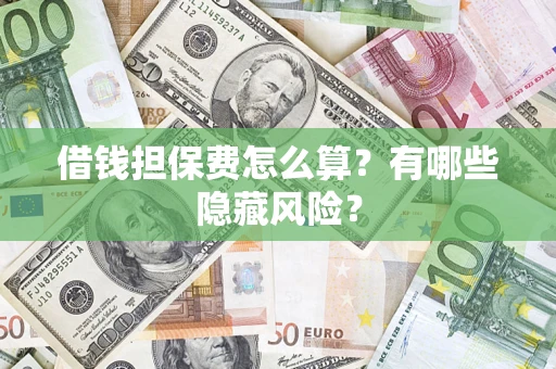 武汉借钱担保费怎么算？有哪些隐藏风险？