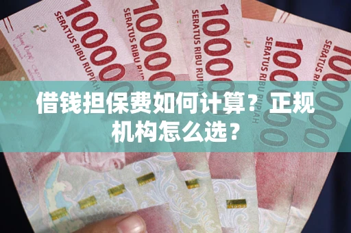 武汉借钱担保费如何计算？正规机构怎么选？