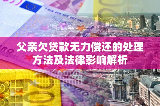 武汉父亲欠贷款无力偿还的处理方法及法律影响解析