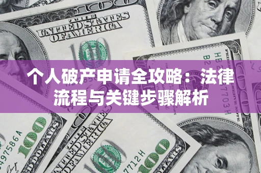 武汉个人破产申请全攻略：法律流程与关键步骤解析