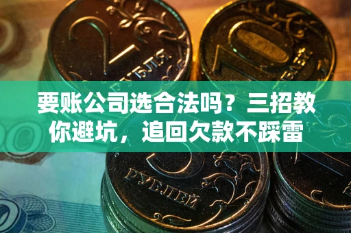 武汉要账公司选合法吗？三招教你避坑，追回欠款不踩雷