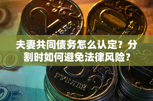 武汉夫妻共同债务怎么认定？分割时如何避免法律风险？